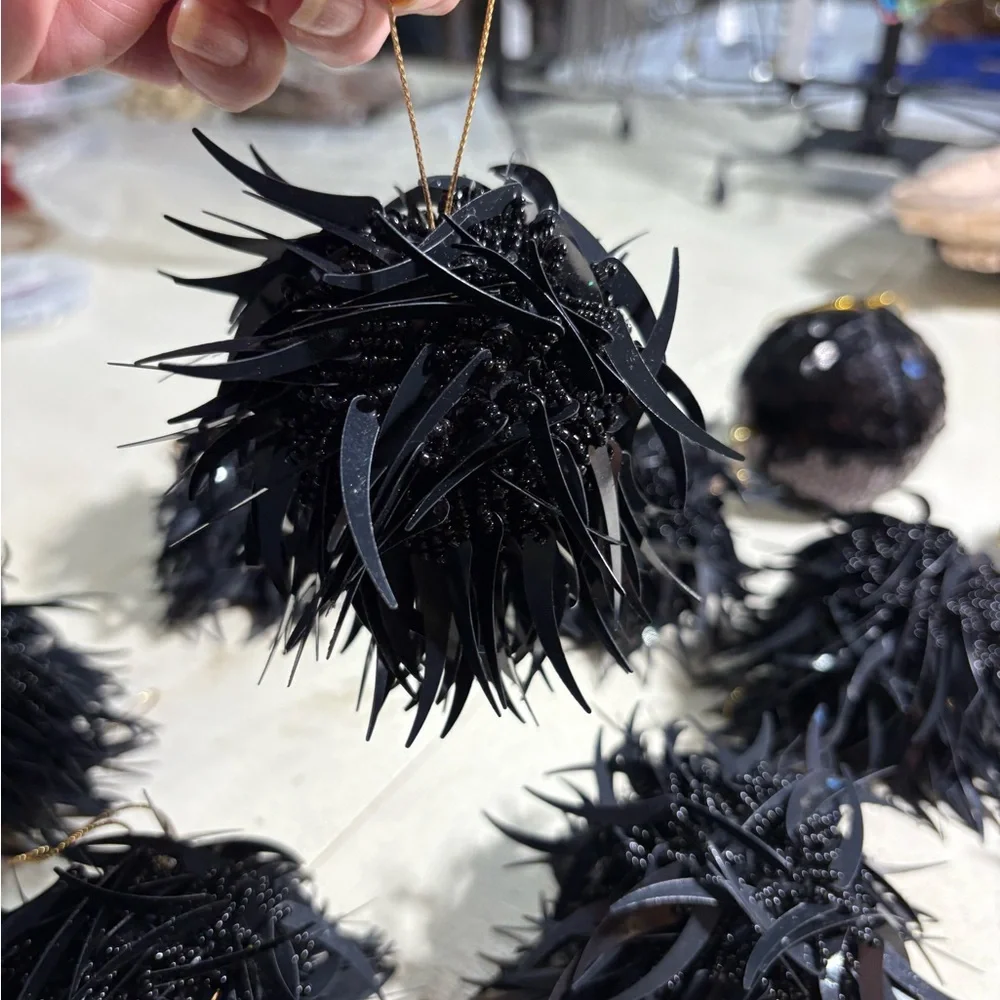 Source Unknown Black Decorative Ornaments Rare and very Unique!
